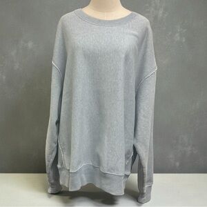 * LIKE NEW* Champion Light Baby Blue Sweatshirt Collab with Madewell